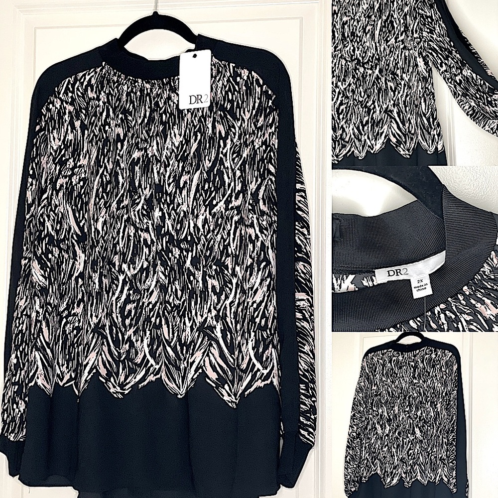 D2R- Long Sleeve, Lightweight Blouse!